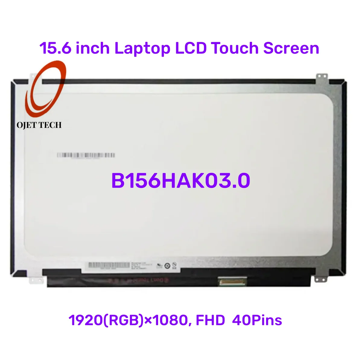 LCD ġ ũ ÷ Ʈ г ü, B156HAK03.0 FHD 1920x1080 IPS Ʈ, 15.6 ġ EDP 40 